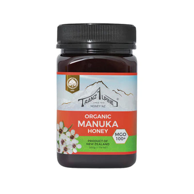 Tranzalpine Organic Manuka Honey MGO100+ 500g