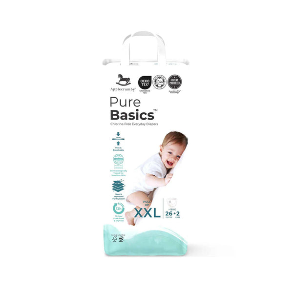 Applecrumby PureBasics Pants Diaper (Extra Extra Large) 36pcs/pack