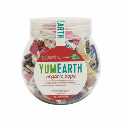 Yum Earth Lollipops Personal Bin Assorted 170g