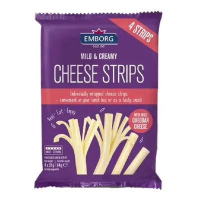 Emborg Cheese Strips 84g