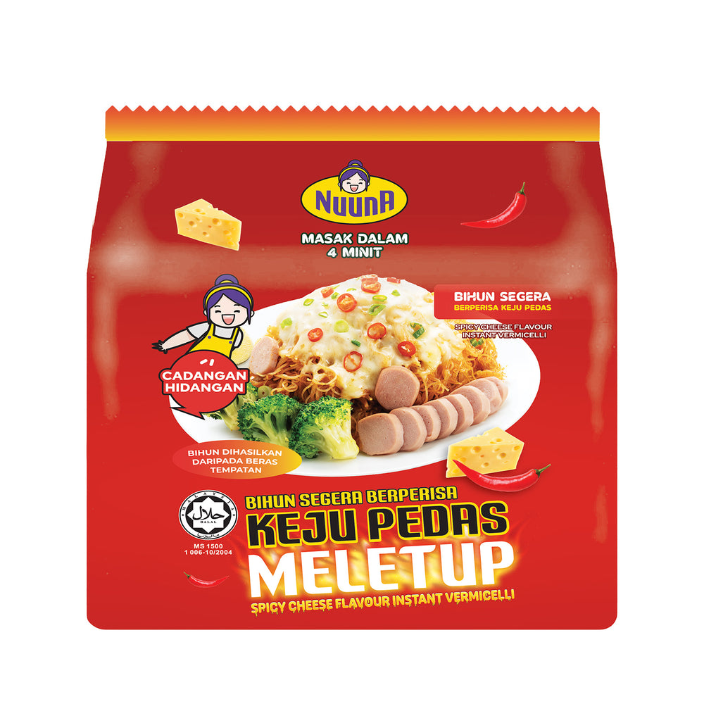 Nuuna Instant Vermicelli Spicy Cheese 72g x 4