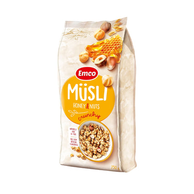 Emco Crunchy Muesli Honey & Nut 750g