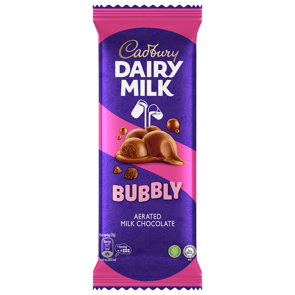 Cadbury Dairy Milk Bubbly Chocolate Bar 112g (highest price)