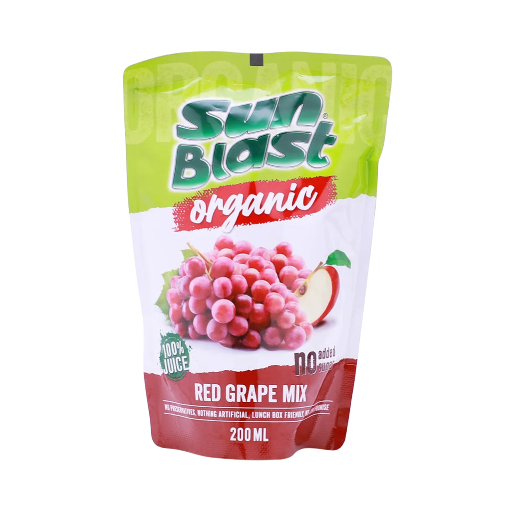 Sun Blast 100% Red Grape Mix Juice Drink 200ml