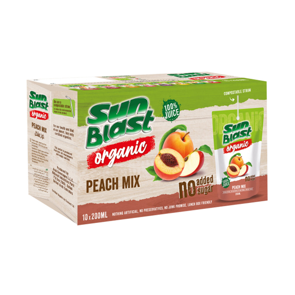 Sun Blast 100% Peach Mix Juice Drink 200ml