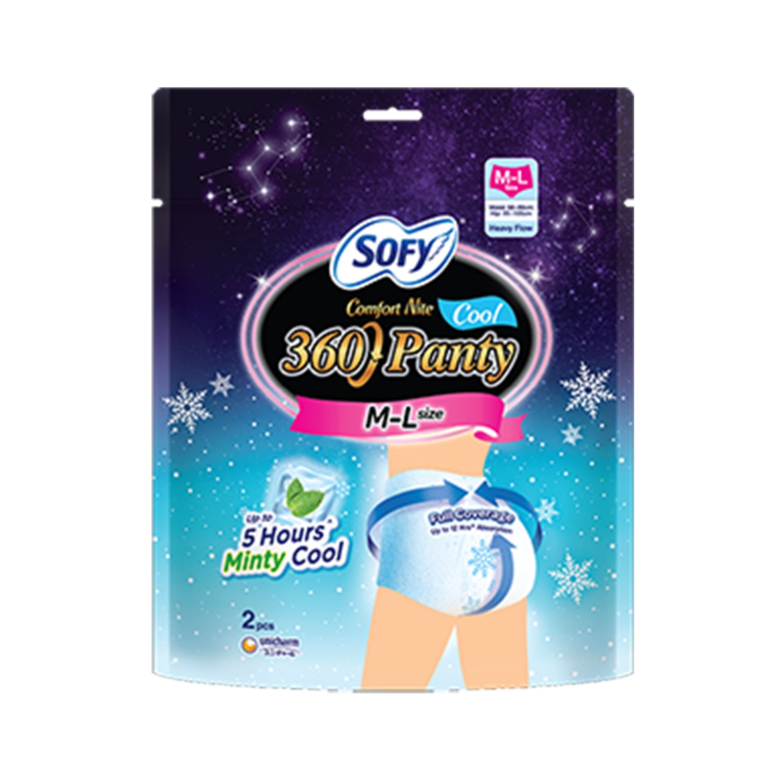 Sofy Cool Nite Panty M/L 2pcs/pack