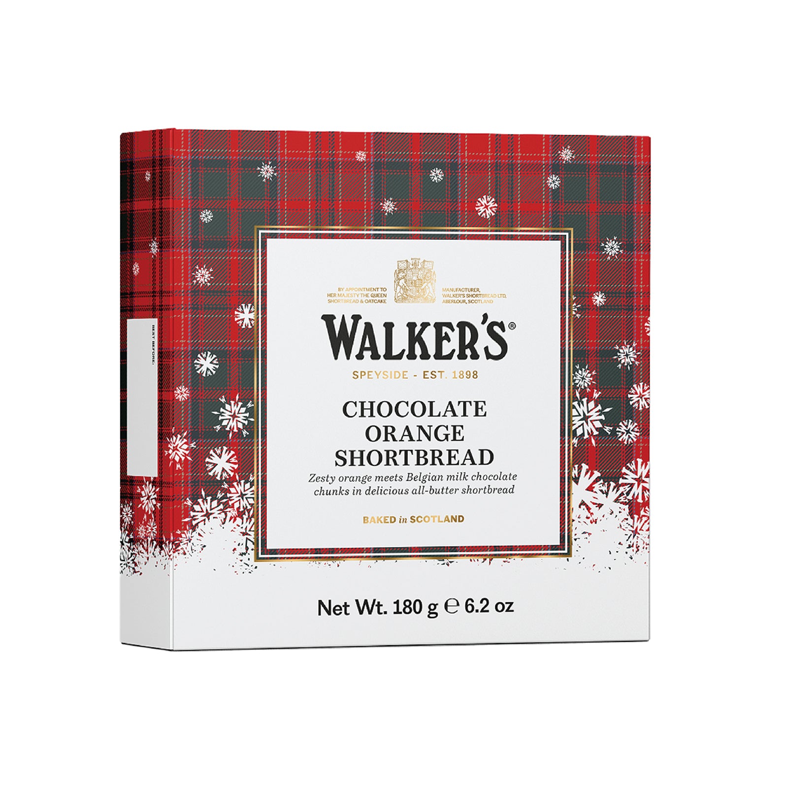 Walker's Chopcolate Orange Shortbread 180g
