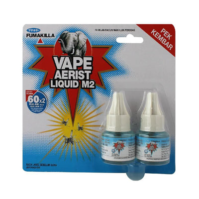 Fumakilla Vape Aerist Liquid Refill 60nights x 2