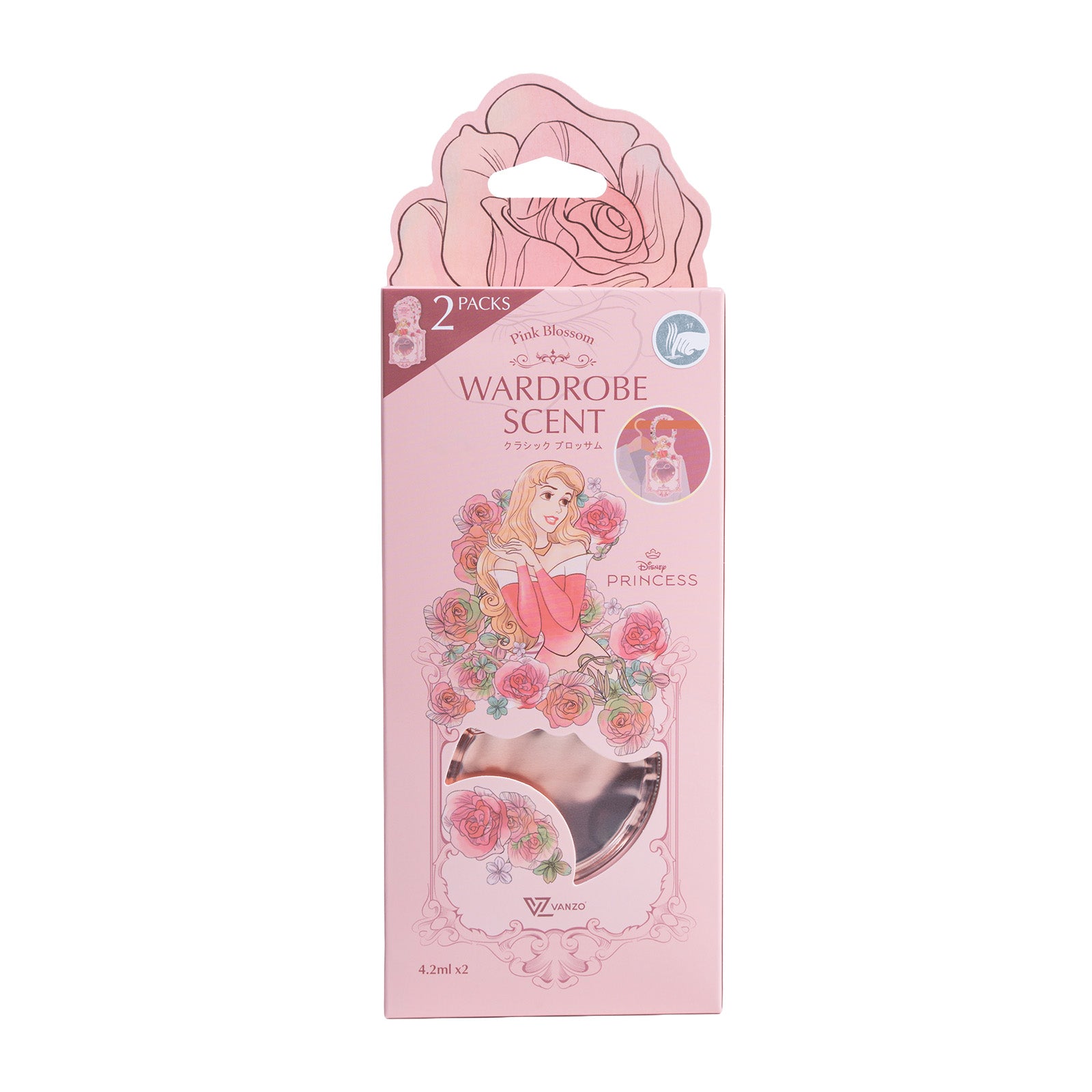 Vanzo Mini Vent Car Perfume Blossom Scent 4.2ml x 2