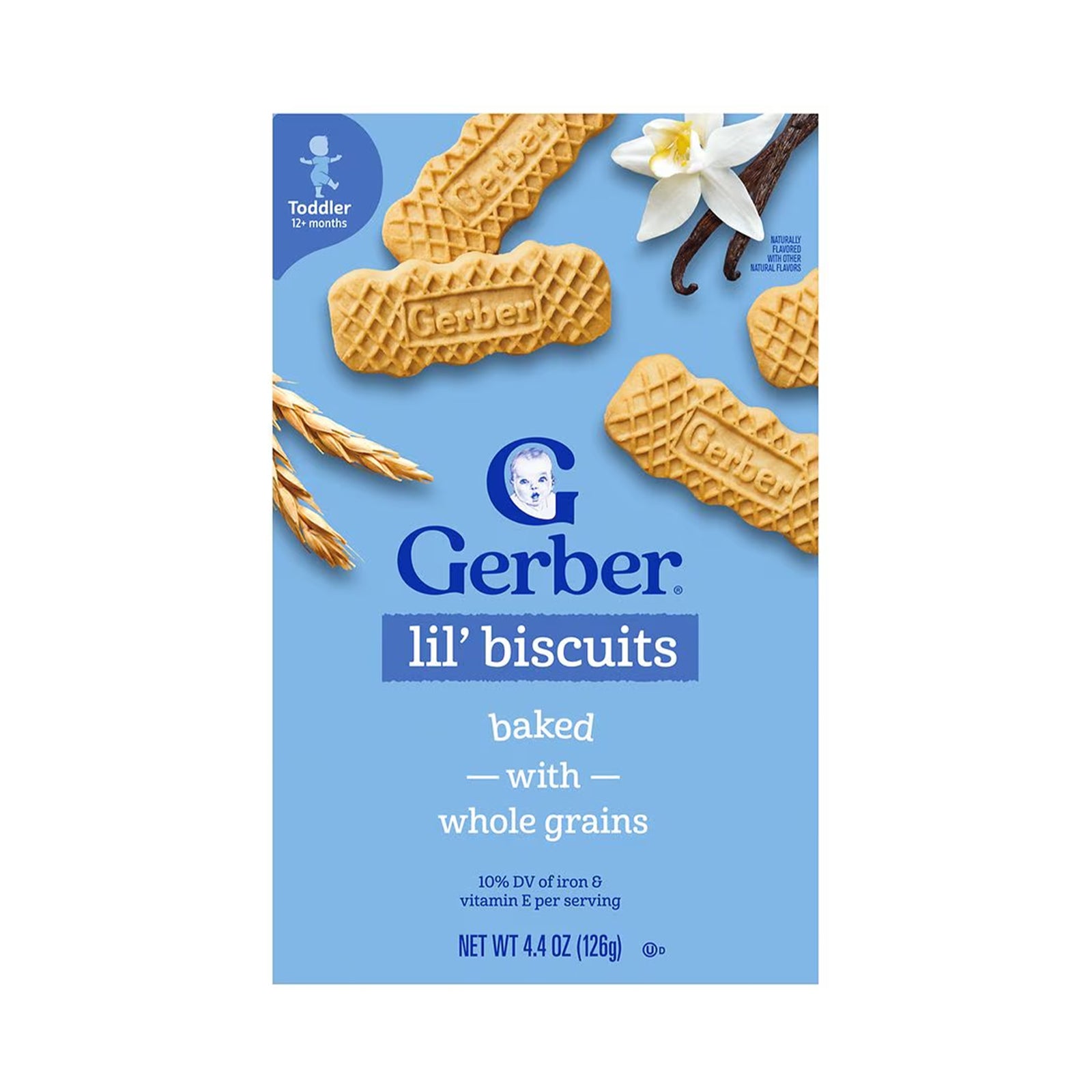 Gerber Lil' Biscuits Vanilla Wheat 125g