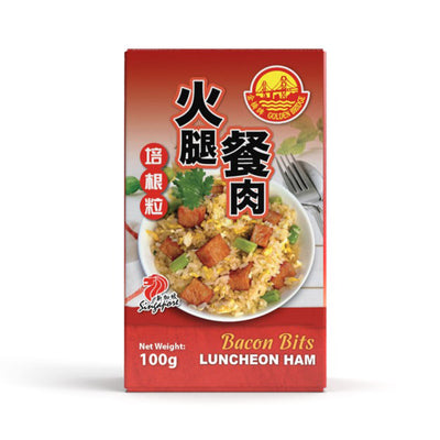 Golden Bridge Bacon Bits Luncheon Ham 100g