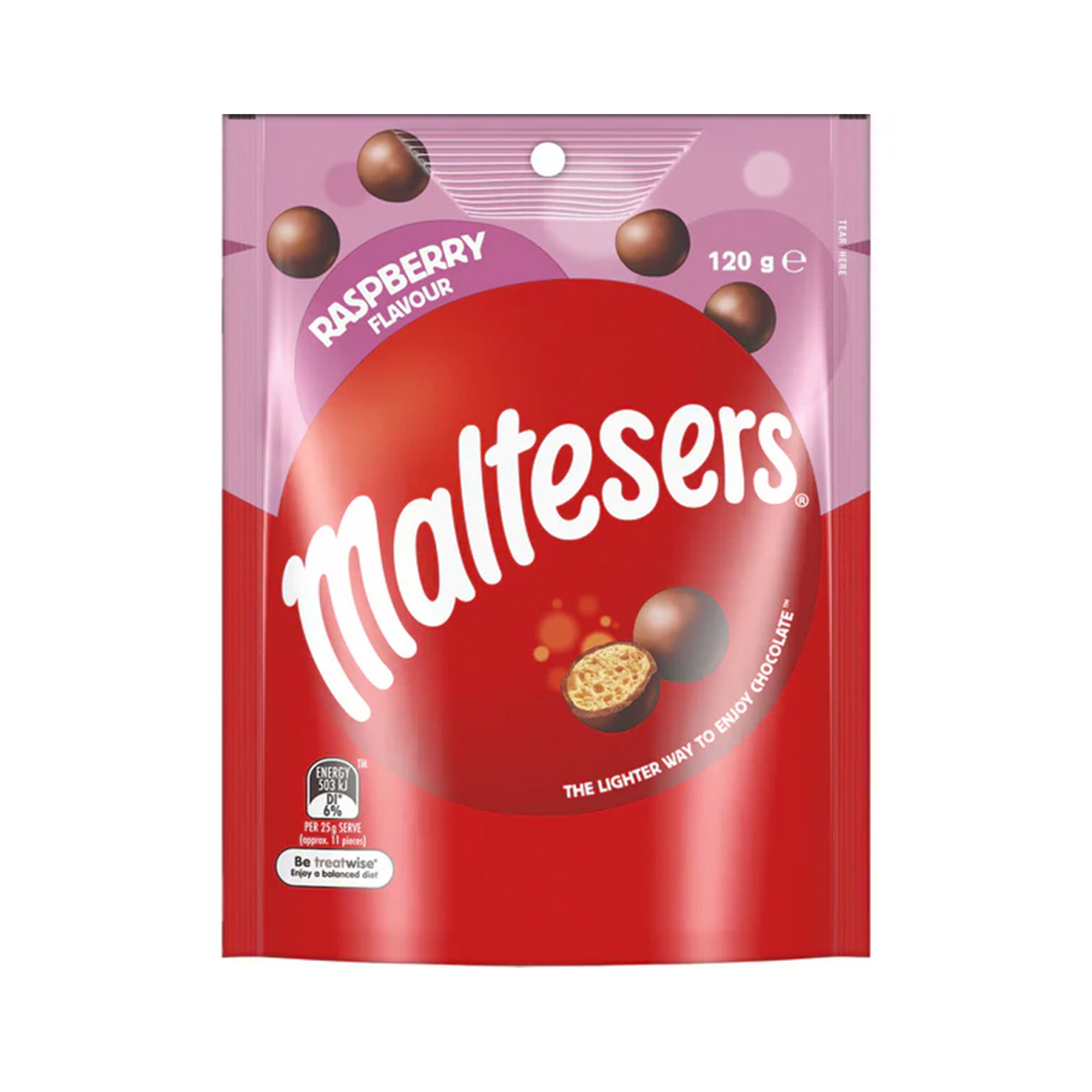 Maltesers Raspberry Pouch 120g