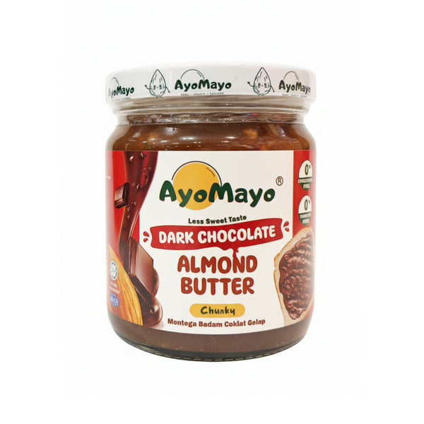 Ayomayo Dark Chocolate Almond Butter (Chunky) 180g (highest price)