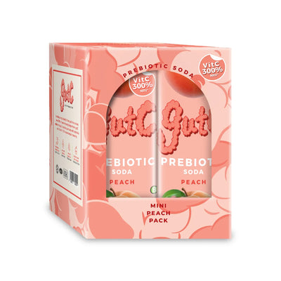 Gutc Prebiotic Peach Soda 250ml x 4