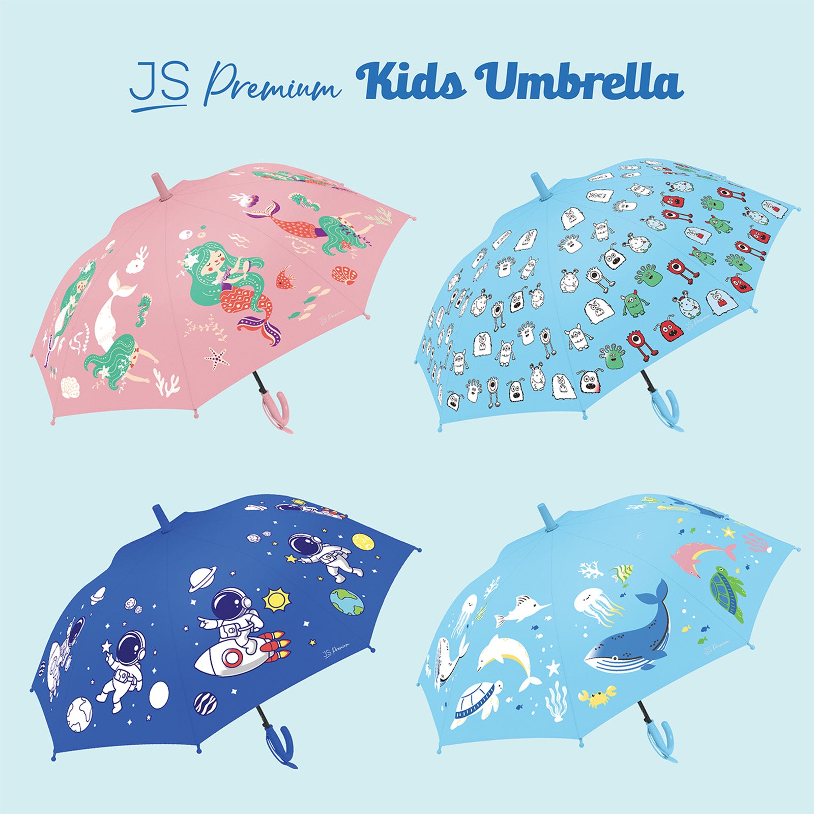 JS Premium Kids Umbrella Blue Starcraft 1unit