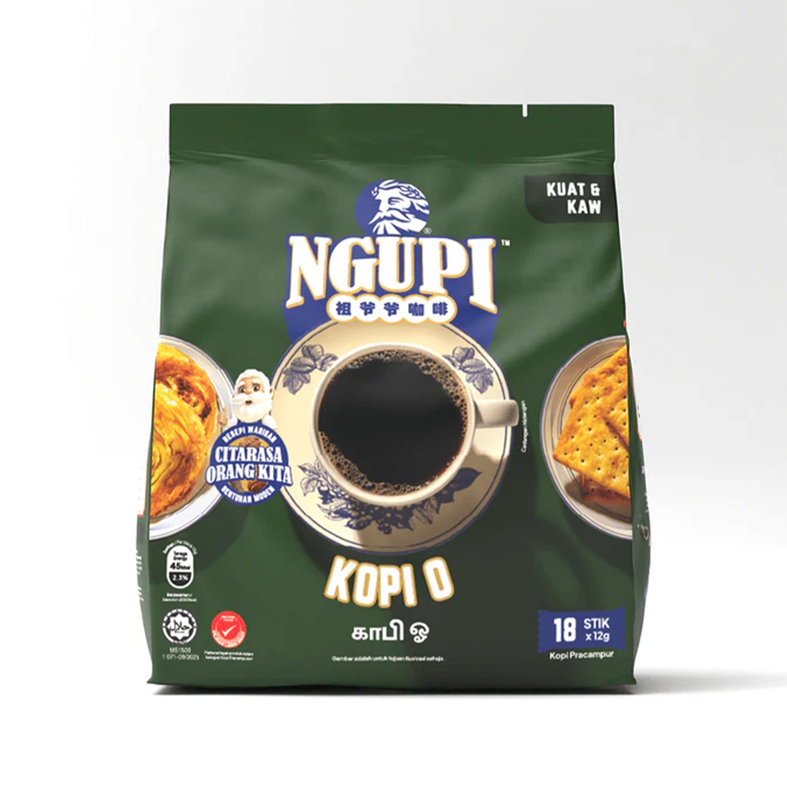 Zus Ngupi Instant Premix Kopi O 18pcs/pack – Jaya Grocer | Food Bayana