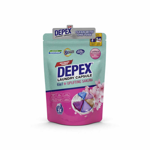 Depex Laundry Capsule Sakura Pouch 8g x 24