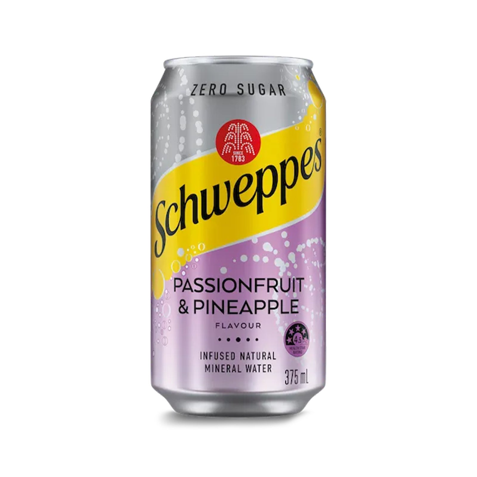Schweppes Mineral Water Passionfruit and Pineapple 375ml
