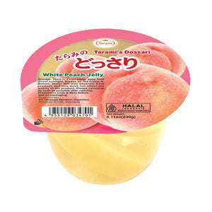 Tarami White Peach Jelly Halal 230g