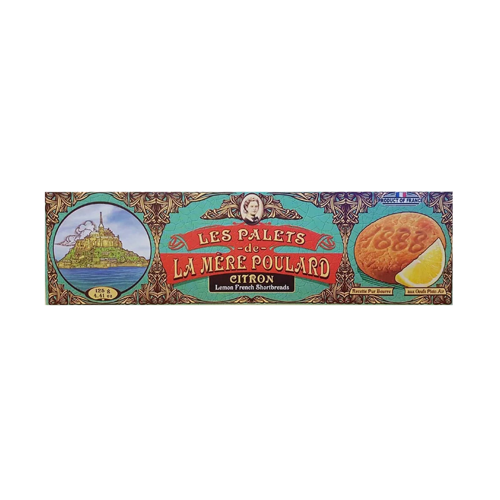La Mere Poulard French Lemon Shortbread 125g