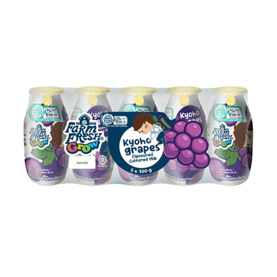 Farm Fresh Grow Kyoho Grape Cultured Milk 100ml x 5