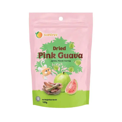 Suntree Dried Fruit Pink Guava 100g