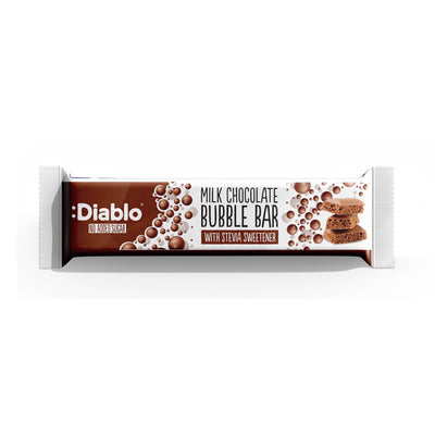 Diablo Milk Chocolate Bubble Bar No Added Sugar 30g