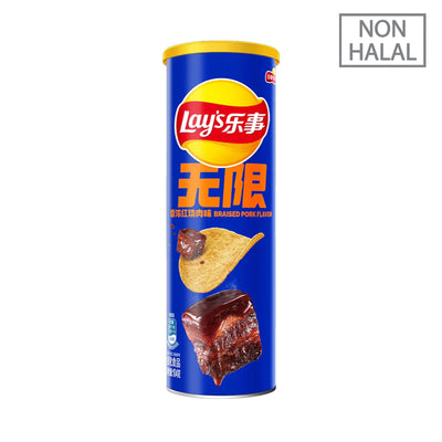 [NON-HALAL] Lays Unlimited Potato Red Braised Pork 90g