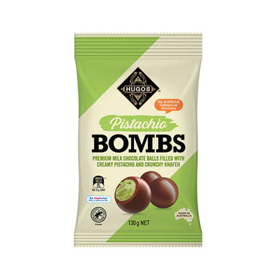 Hugos Chocolate Pistachio Bombs 130g