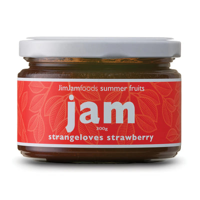 Jim Jam Strangeloves Strawberry Jam 300g