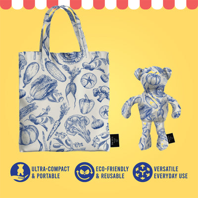 JS Premium Teddy Bag Bluebell