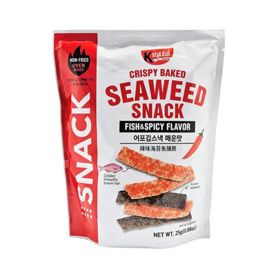 Kstyleat Food Fish & Wasabi Seaweed Snack 25g