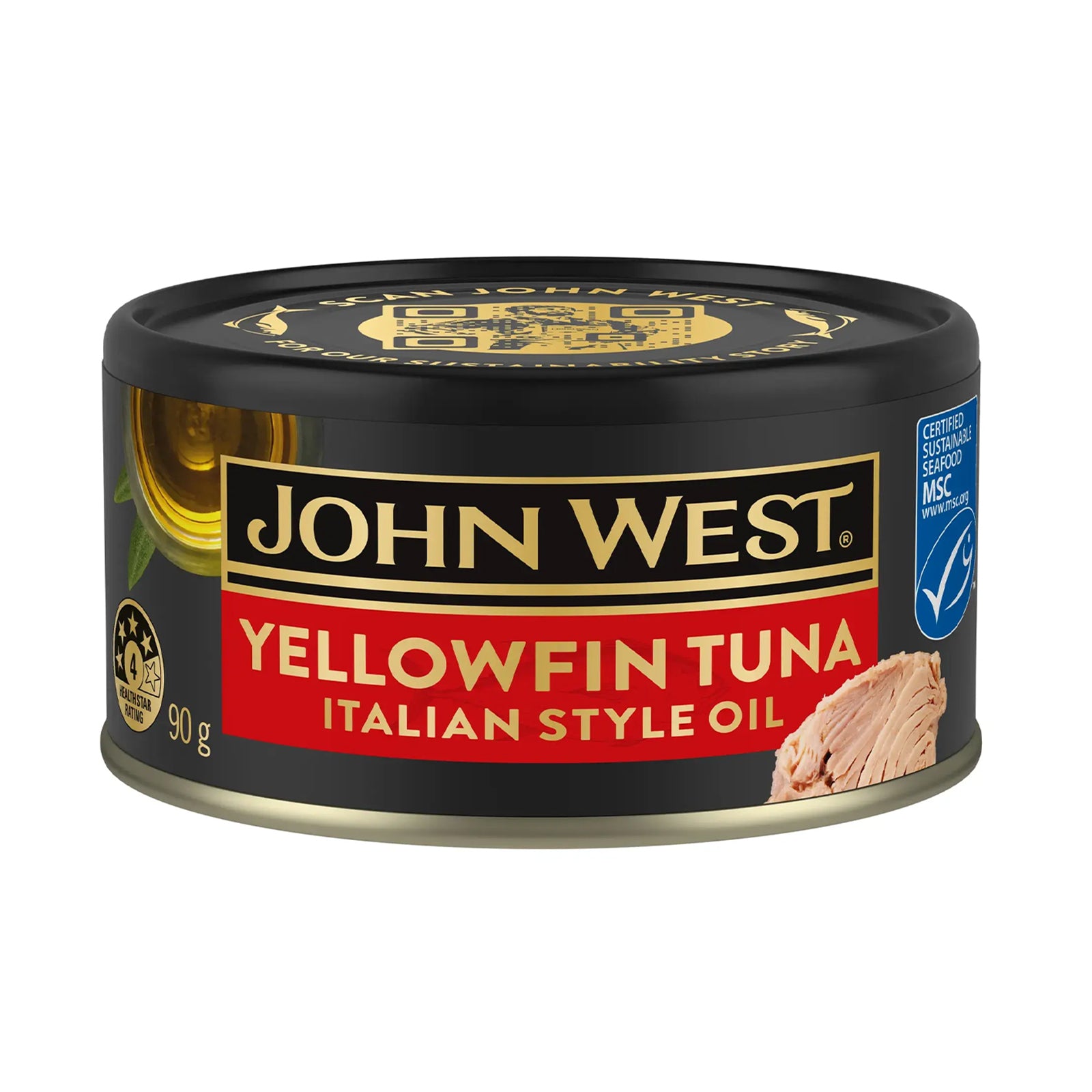John West Yellowfin Tuna with Extra Virgin Olive Oil 90g