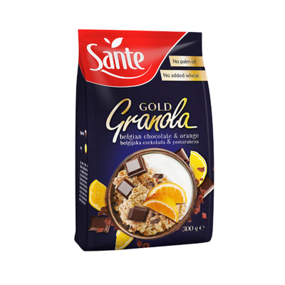 Sante Granola Gold Belgian Chocolate & Orange 300g