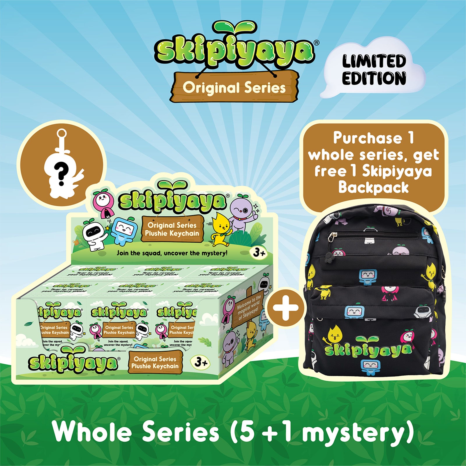 Skipiyaya Original Series Plushie Keychain Blind Box