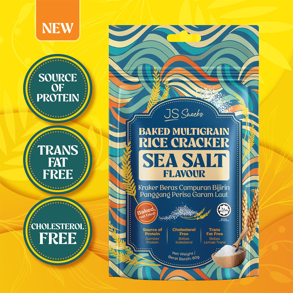 JS Snacks Sea Salt Rice Cracker 80g
