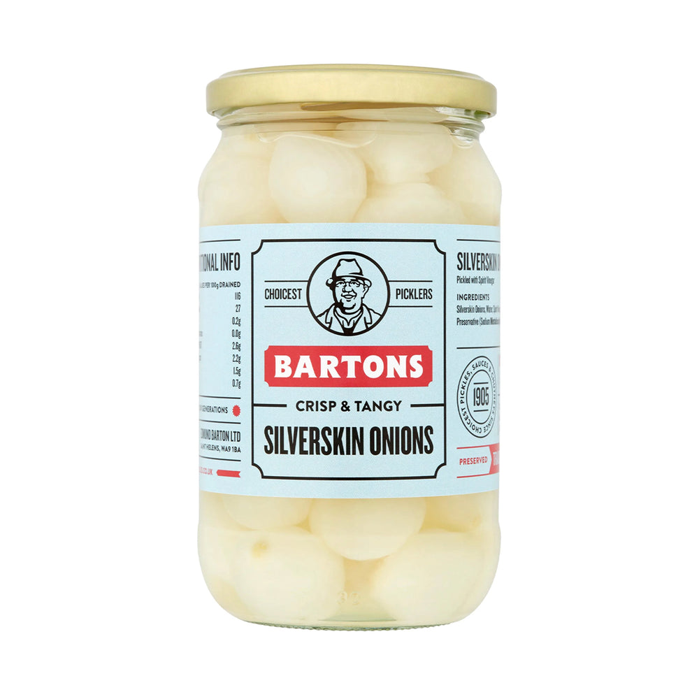 Bartons Pickles Silverskin Onions 450g
