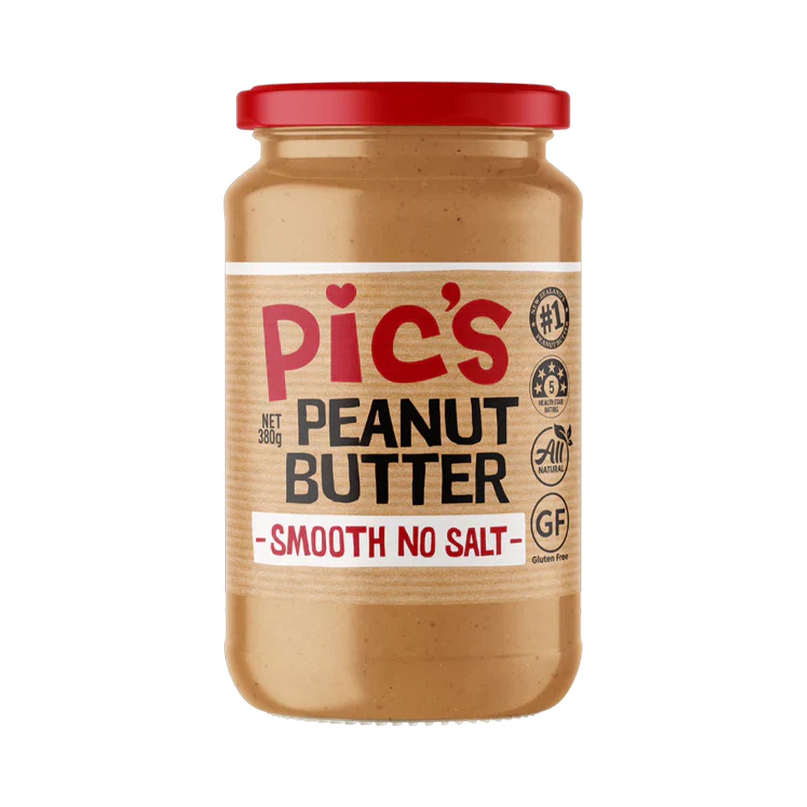 Pic's No SaltPeanut Butter Smooth Spread 380g