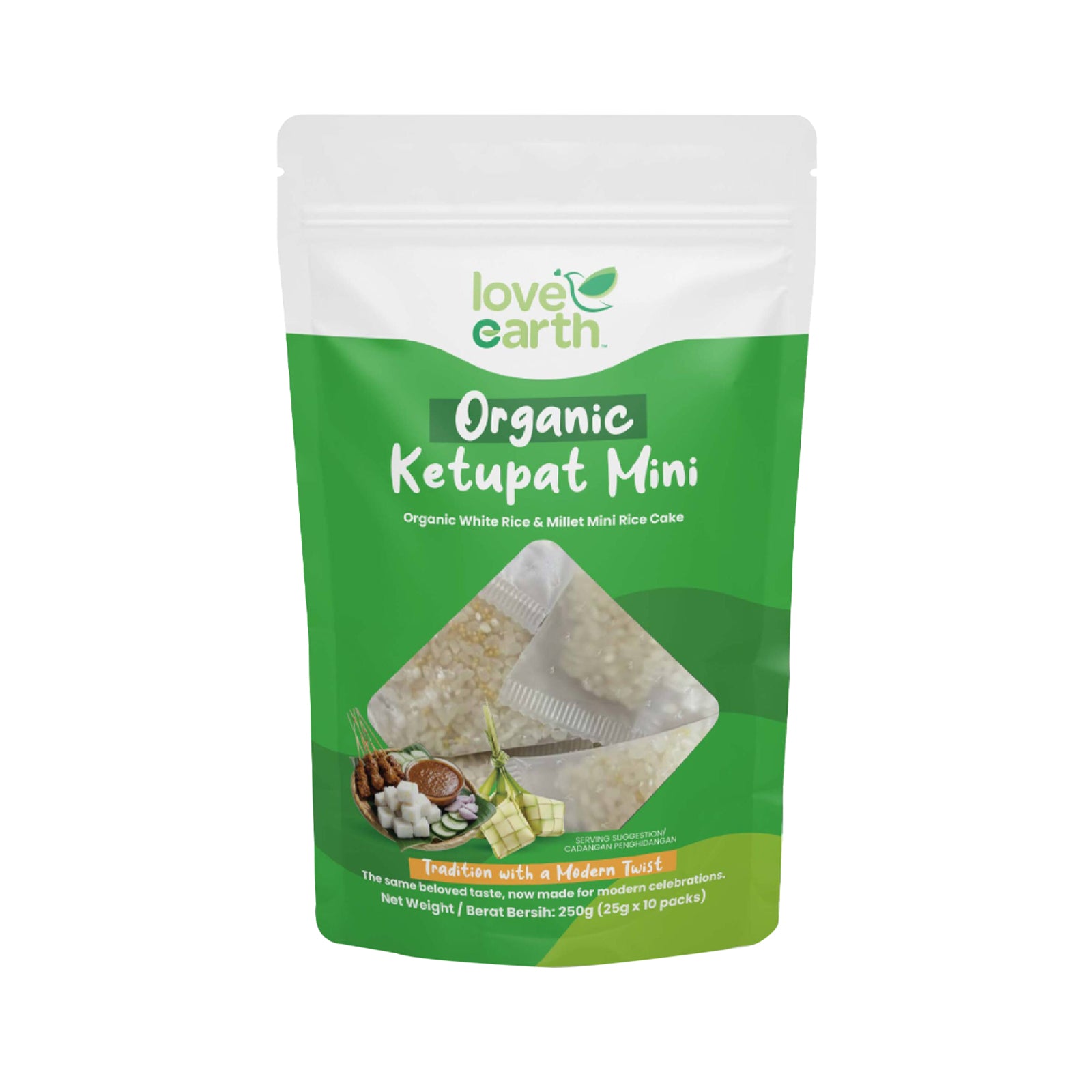 Love Earth Limited Edition Nasi Impit 250g