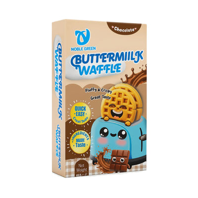 Noble Green Chocolate Chip Buttermilk Waffles 45g x 6