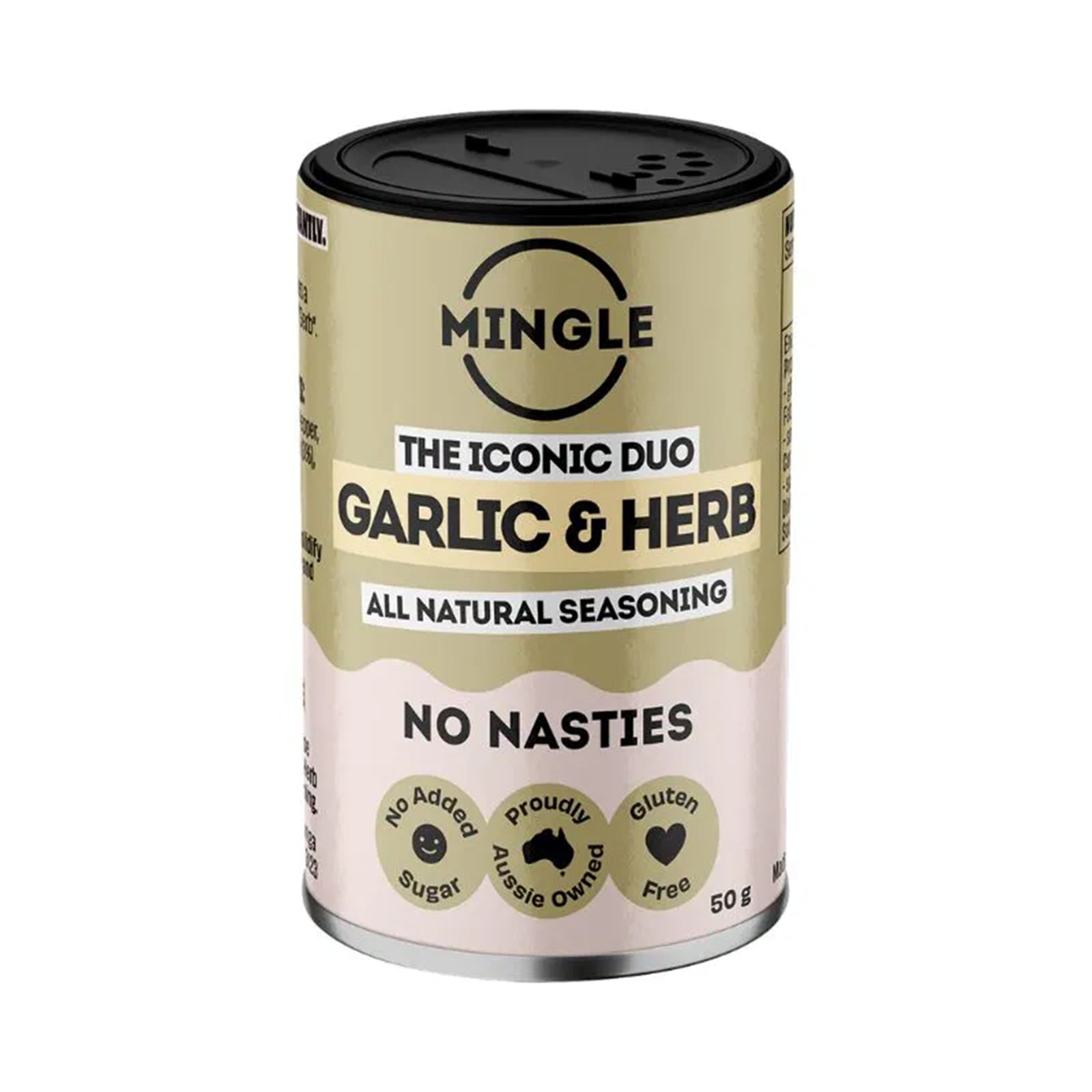 Mingle All Natural Seasoning Garlic & Herb 50g