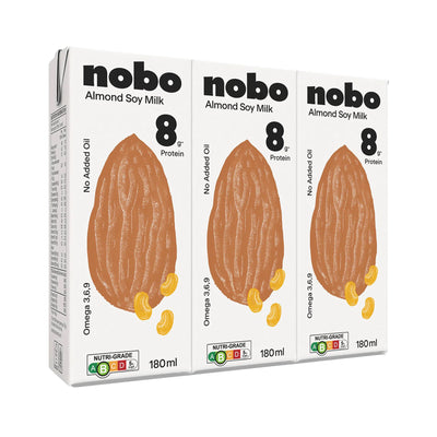 Nobo Almond Soy Milk 180ml x 3