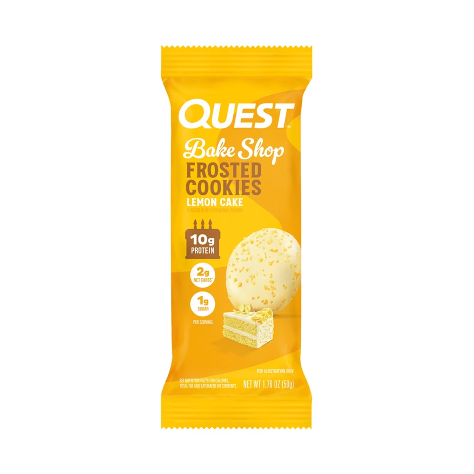 Quest Frosted Cookies Lemon Cake 50g