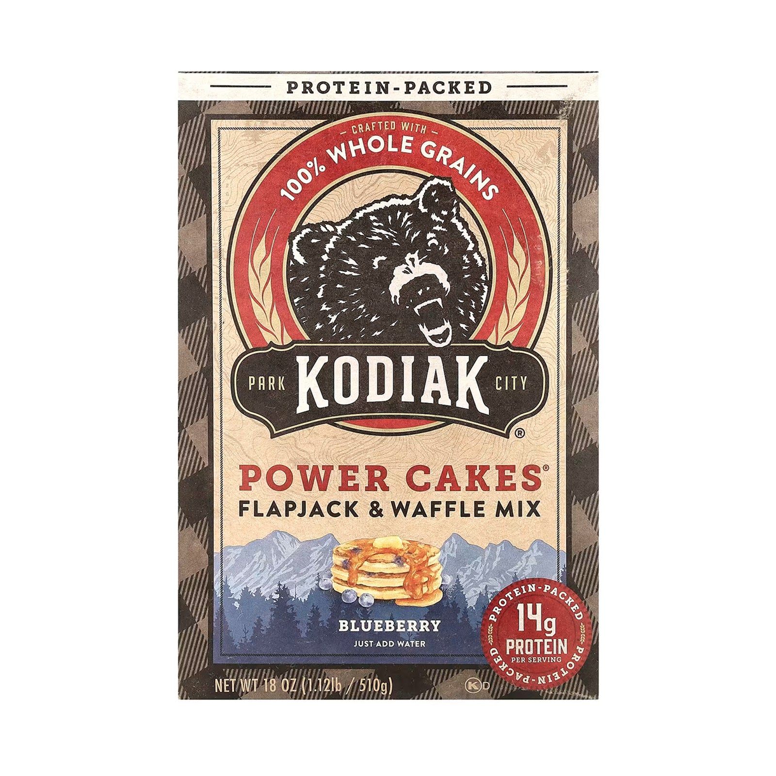 Kodiak Blueberry Flapjack and Waffle Mix 510g