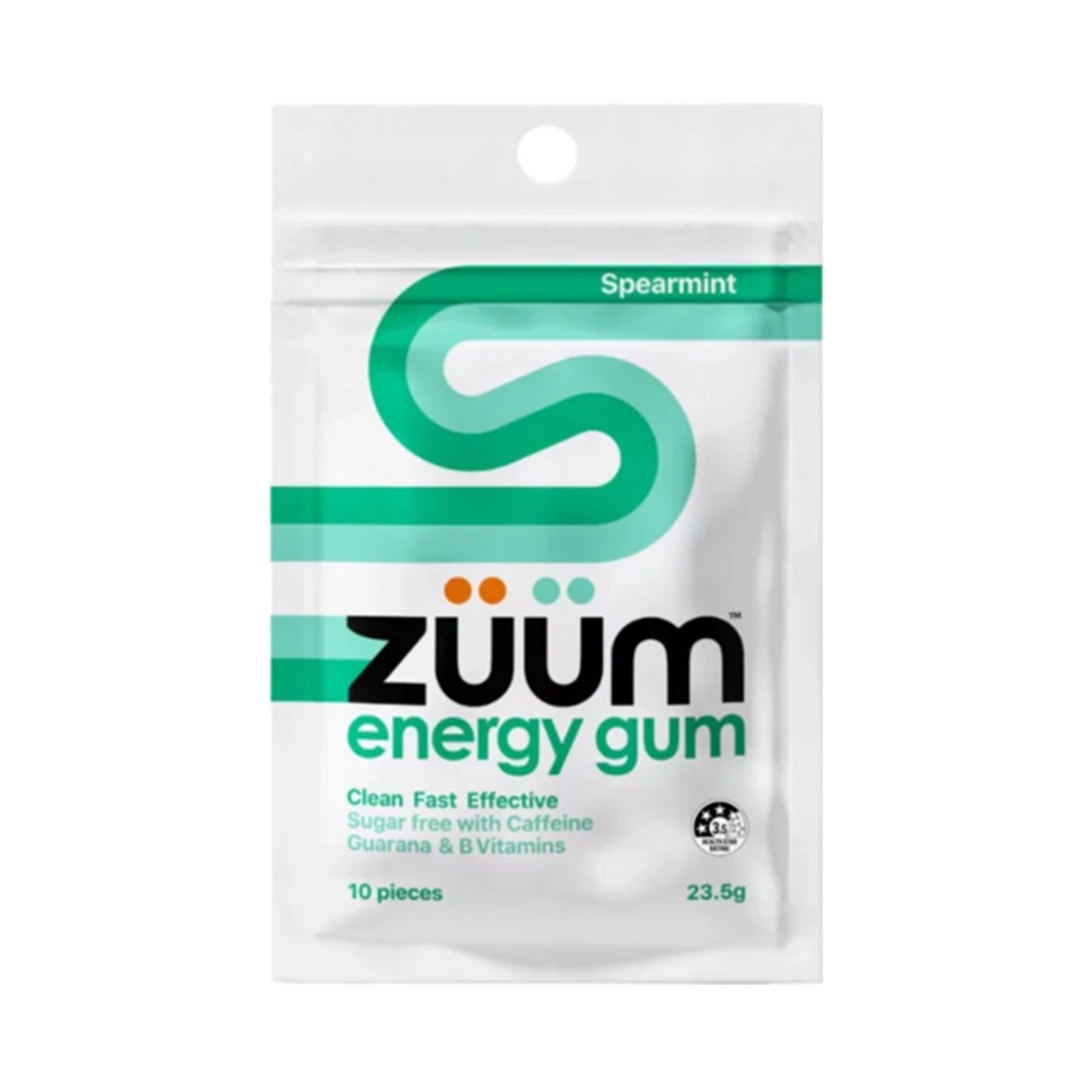 Zuum Energy Gum Spearmint 23.5g