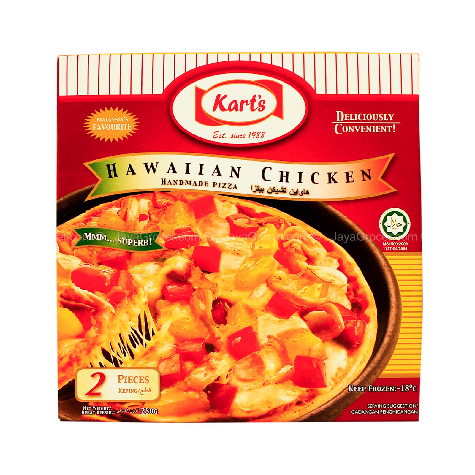 Karts Pizza Hawaiian Chicken  280g