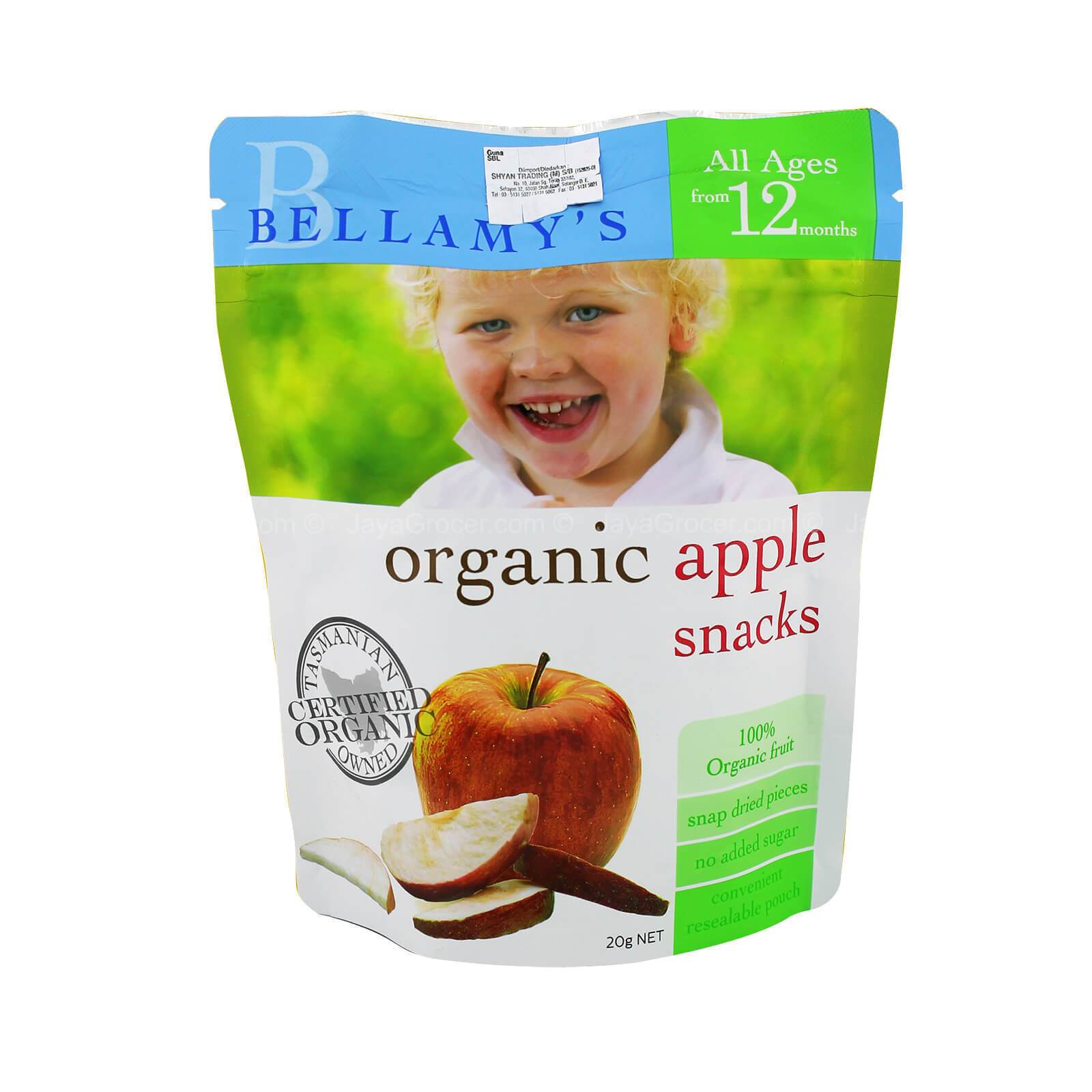 BellamyÃ¢â‚¬â„¢s Organic Apple Snacks 20g