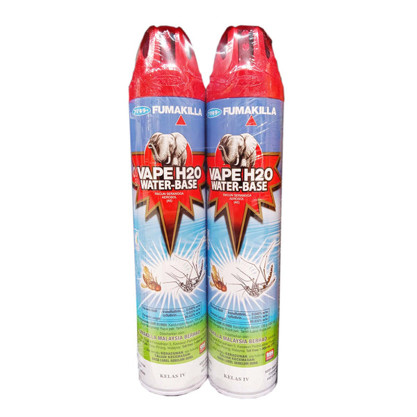 Fumakilla H20 Waterbased-T Aerosol 585ml x 2