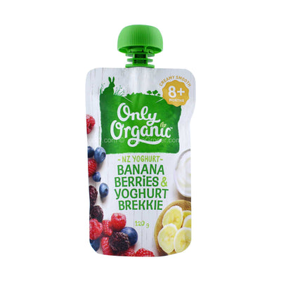 Only Organic Berries & Yogurt 120g