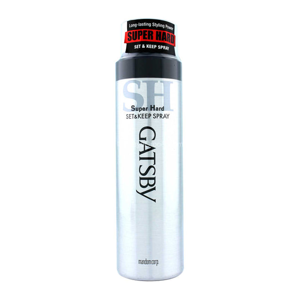 Gatsby Set and Keep Hair Spray (Super Hard) 180g